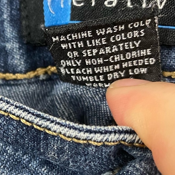 Relativity Jeans Womens Plus Size 20W Medium Wash Straight Leg High Waist - Picture 5 of 6